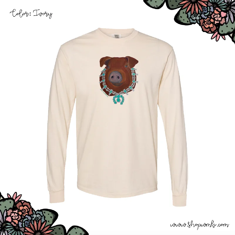 Duroc Squash LONG SLEEVE T-Shirt (S-3XL) - Multiple Colors!