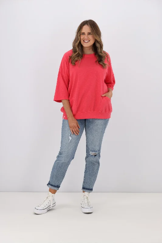 Elm Mazie Sweat Coral Spritz