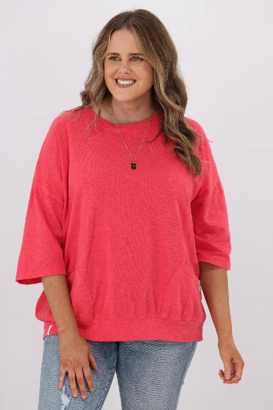 Elm Mazie Sweat Coral Spritz