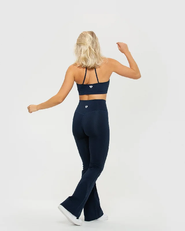 Essential Flared Leggings | Sapphire Blue