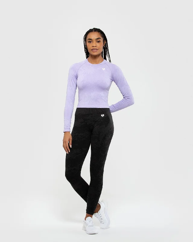 Evolution Seamless Long Sleeve Midi Top | Iris