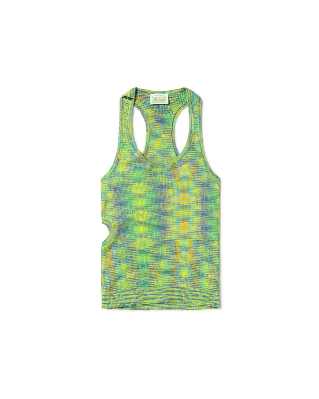 Holey Space Dye Vest - Green