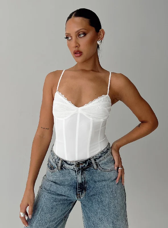 Karisha Bodysuit White