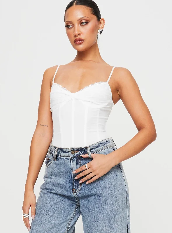 Karisha Bodysuit White