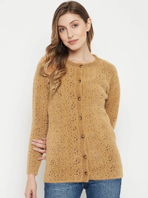 Madame  Khaki Cardigan