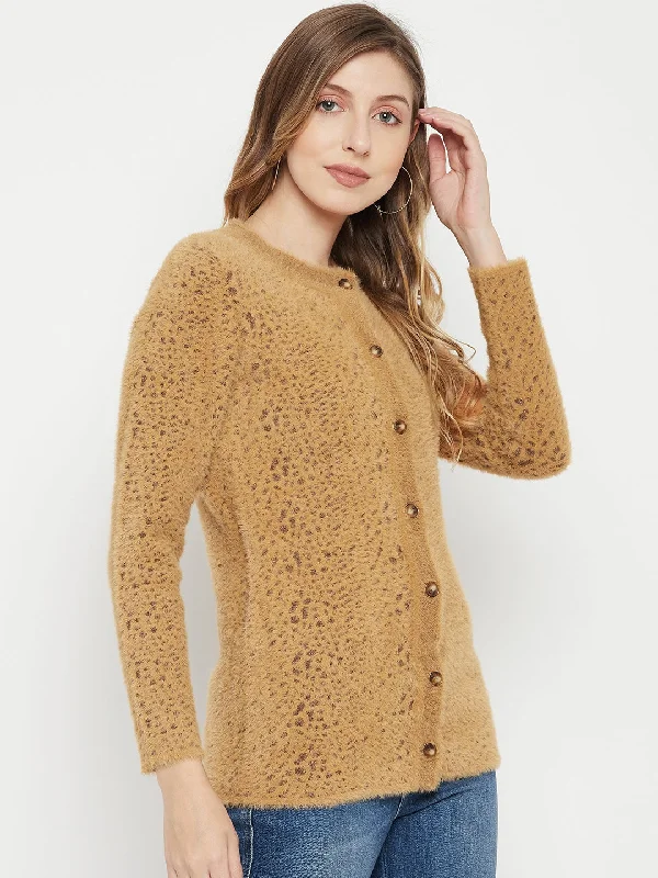 Madame  Khaki Cardigan