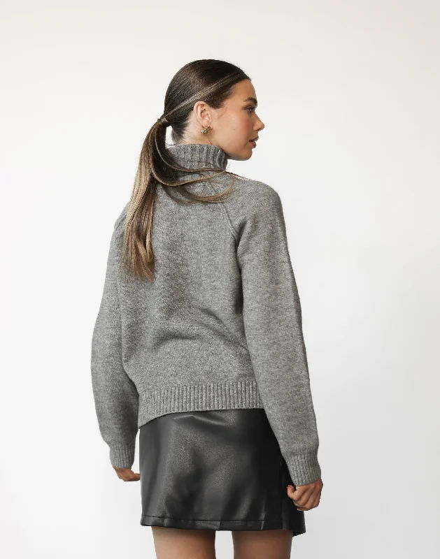 Nathalia Knit Jumper (Slate)