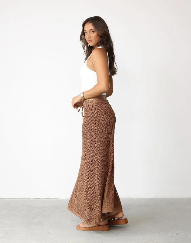 Niana Maxi Skirt (Mocha)