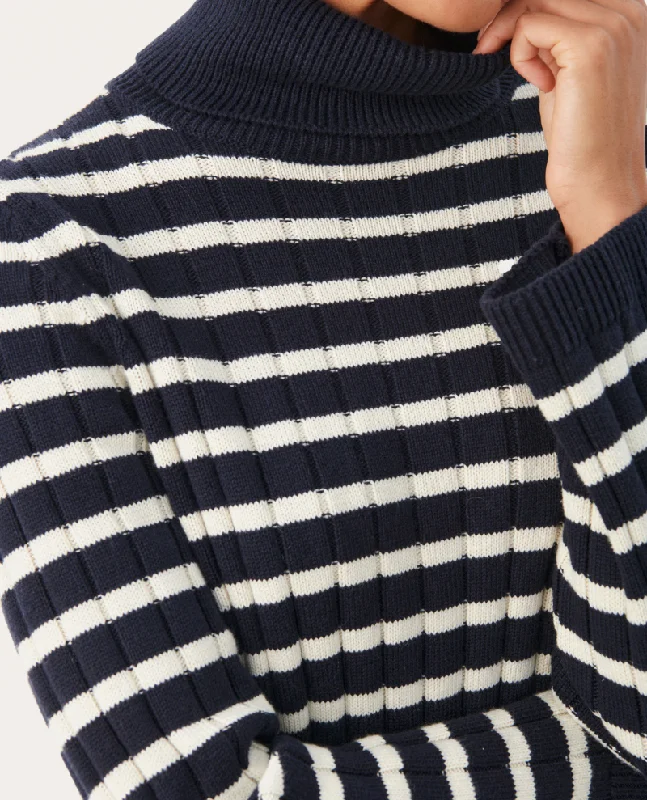 Part Two Calluna Navy Rollneck Knit