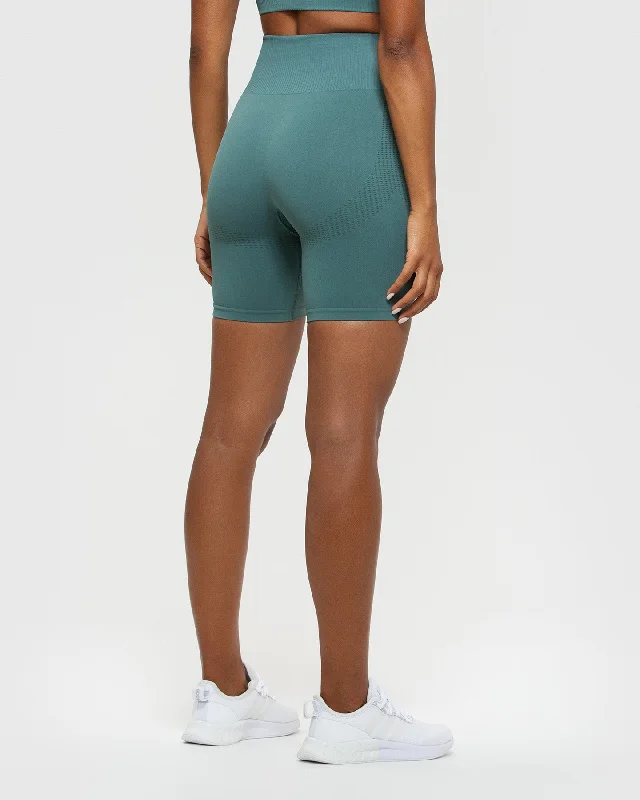 Power Seamless Cycling Shorts | Sea Pine