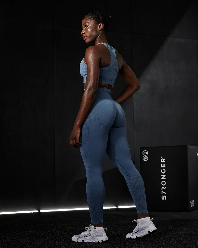 Power Seamless Leggings | Smoke Blue