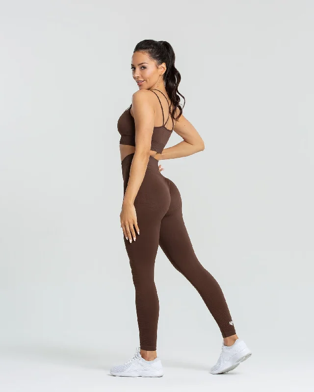 Power Seamless Leggings | Walnut Brown