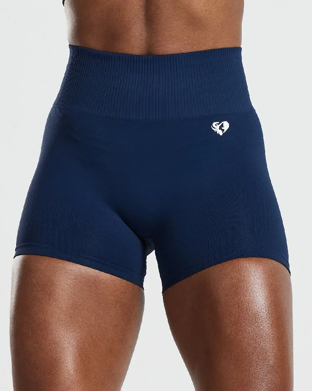 Power Seamless Shorts | Sapphire Blue