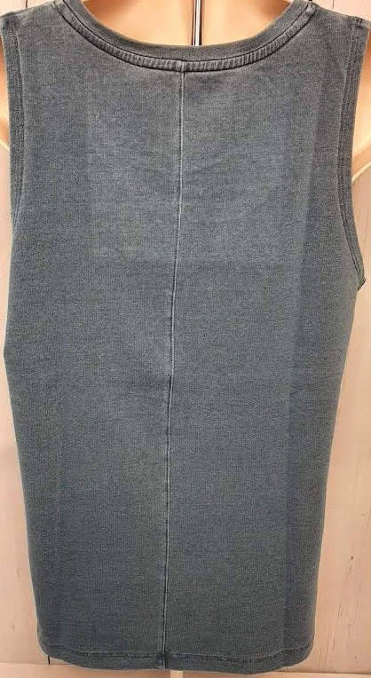 Women's Tank Top - Denim Terry - 24320