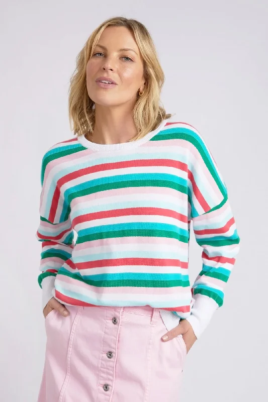 Elm Universe Knit - Multicoloured Stripe