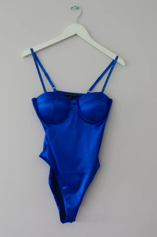 Vegas Trip Bodysuit: Blue