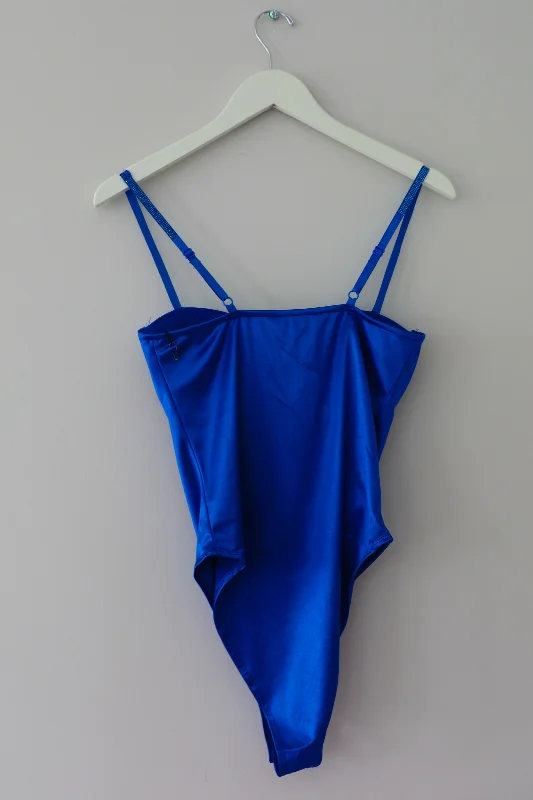 Vegas Trip Bodysuit: Blue